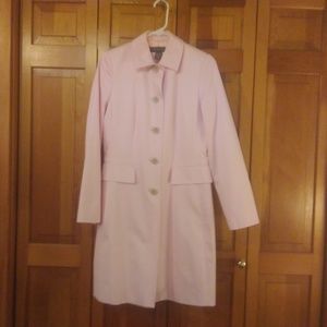 Banana Republic Factory Pink Spring Coat